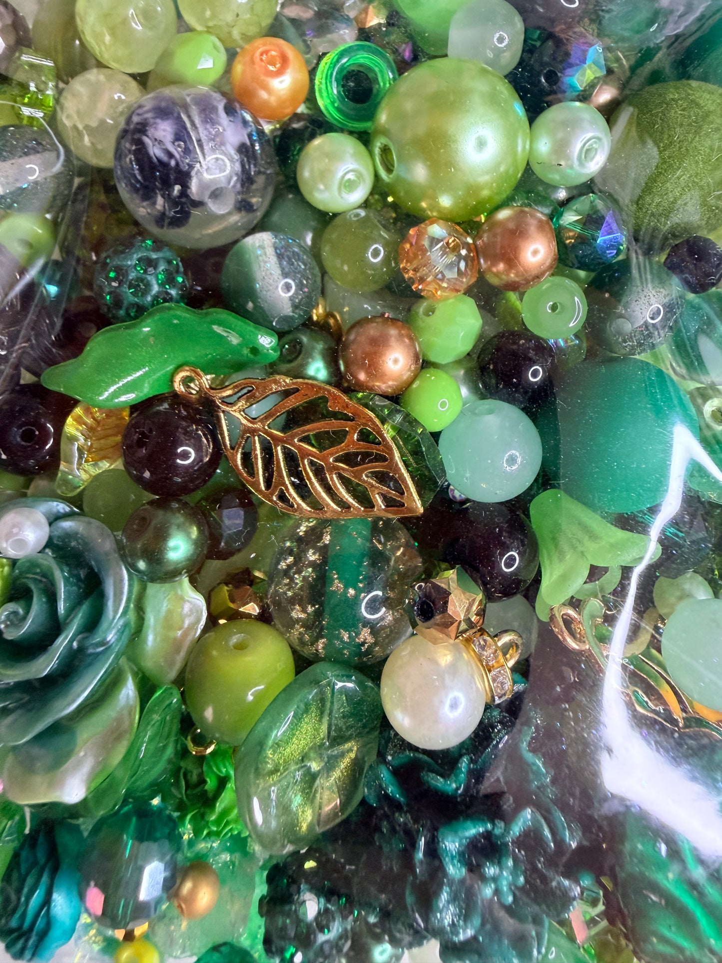 🍃 Shimmering Forest Bead Mix - Extremely limited availability
