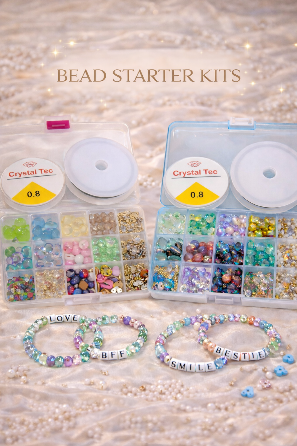 ✨ Bead Starter Kits – Crystal or Glass Beads ✨